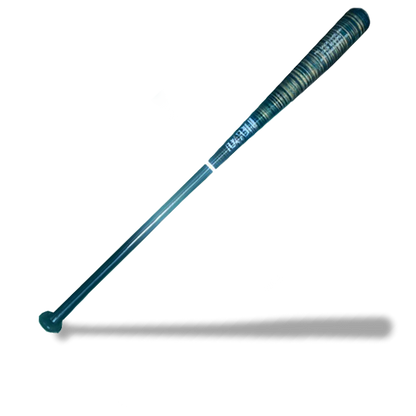 Razorbill Bats custom tiger stripe blue fade fungo bat designed for coaches and infield drills