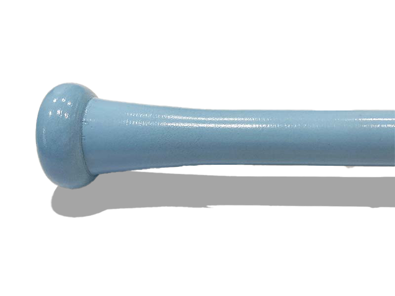 Close-up of the knob on a Razorbill bat showing its intricate details